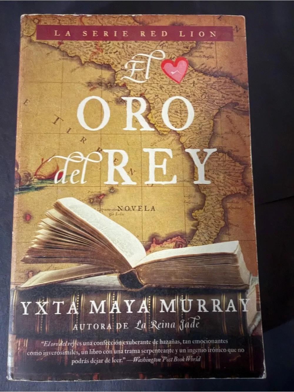 El Oro del Rey by Yxta Maya Murray - Vintage Book with Gold & Brown Cover